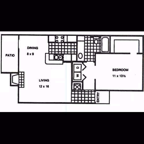 Unit RenovatedC RenovatedC floor plan